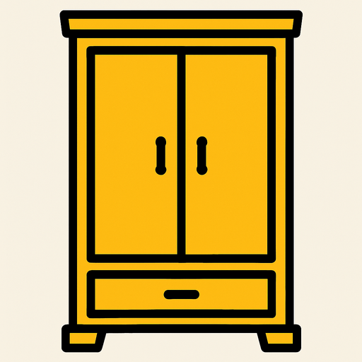 armario.
In-Game asset.  2d.  High contrast.  No shadows