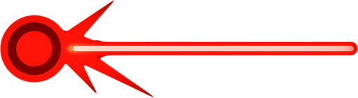 Laser only.
In-Game asset.  2d.  High contrast.  No shadows