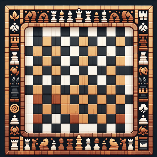 like a chess and impressive.
Single Game Texture. In-Game asset. 2d. Blank background. High contrast. No shadows.