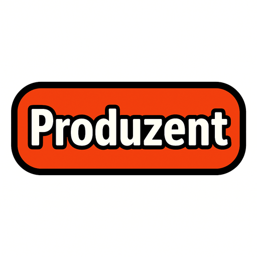 PRODUZENT BUTTON.
In-Game asset.  2d.  High contrast.  No shadows