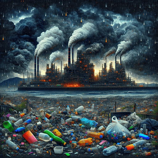 Pollution . High contrast.