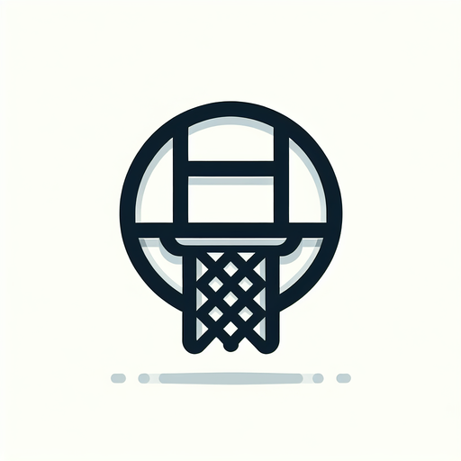 basketbol potası.
Single Game Texture. In-Game asset. 2d. Blank background. High contrast. No shadows.
