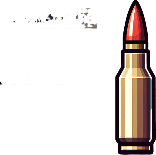 Bullet.
Single Game Texture.  In-Game asset.  2d.  Blank background.  High contrast.  No shadows