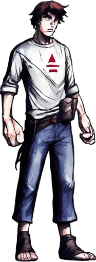 Let him turn left and face the hero