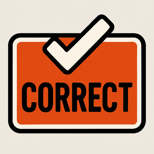 correct sign.
In-Game asset.  2d.  High contrast.  No shadows