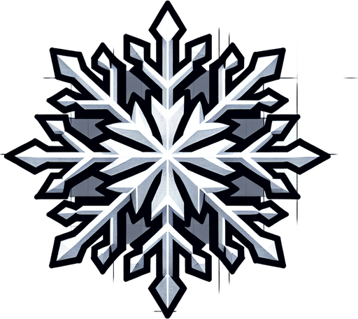 basic snowflake. white

Single Game Texture. In-Game asset. 2d. Blank background. High contrast. No shadows.
