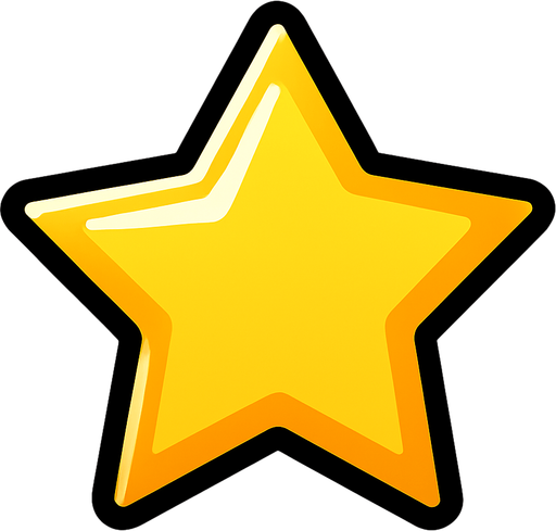 Star.
In-Game asset.  High contrast.  No shadows