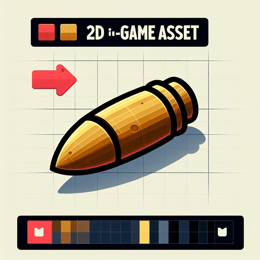 A bullet shaped potato.
Single Game Texture. In-Game asset. 2d. Blank background. High contrast. No shadows.