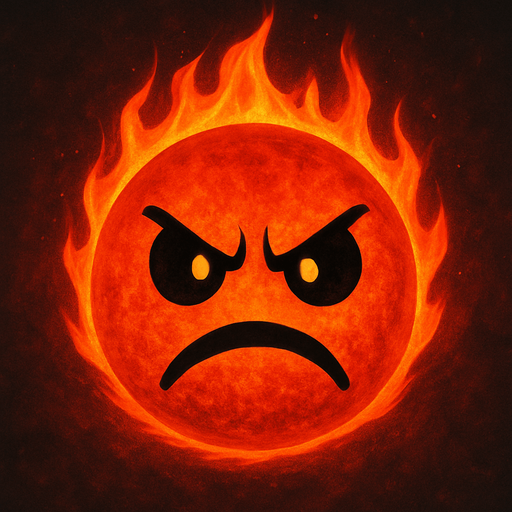 angry fire ball