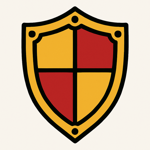 sheild.
In-Game asset.  2d.  High contrast.  No shadows