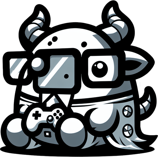 nerdy cartoon animal.
Single Game Texture. In-Game asset. 2d. Blank background. High contrast. No shadows.
