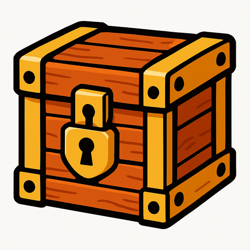 Box.
In-Game asset.  2d.  High contrast.  No shadows