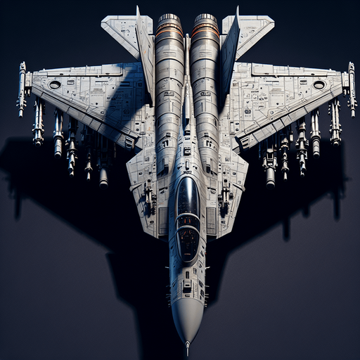 make a fighter jet.
Single Game Texture. In-Game asset. 2d. Blank background. High contrast. No shadows.