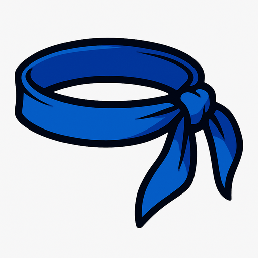 blueHeadband.
In-Game asset.  2d.  High contrast.  No shadows
