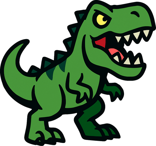 T-REX.
In-Game asset.  2d.  High contrast.  No shadows