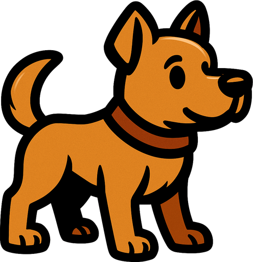 Köpek.
In-Game asset.  2d.  High contrast.  No shadows