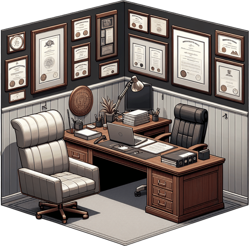 insde manager office.
Single Game Texture.  In-Game asset.  2d.  Blank background.  High contrast.  No shadows