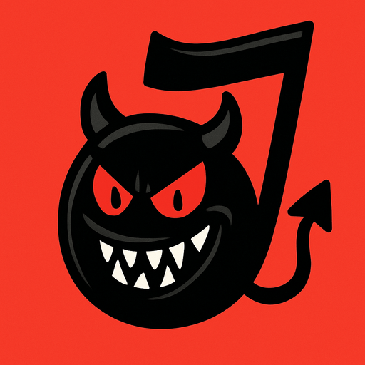 Una nota negrita endiablada.
In-Game asset.  2d.  High contrast.  No shadows