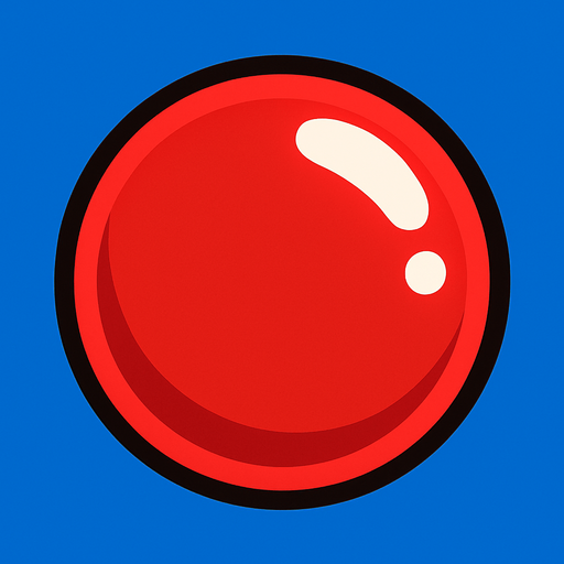 Red bubble.
In-Game asset.  2d.  High contrast.  No shadows
