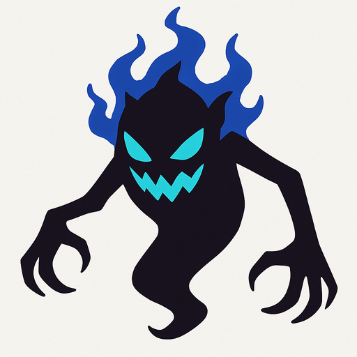 shadowCreature.
In-Game asset.  2d.  High contrast.  No shadows