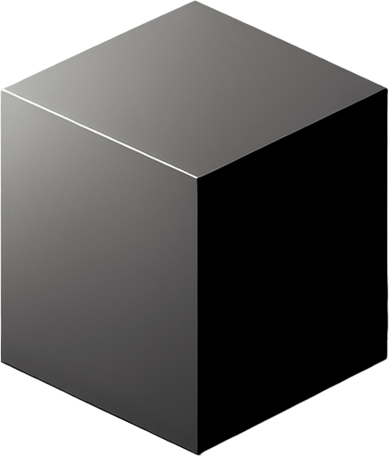 Cube.
Single Game Texture.  In-Game asset.  2d.  Blank background.  High contrast.  No shadows