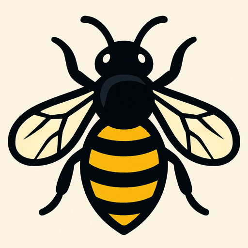 Abeille.
In-Game asset.  2d.  High contrast.  No shadows