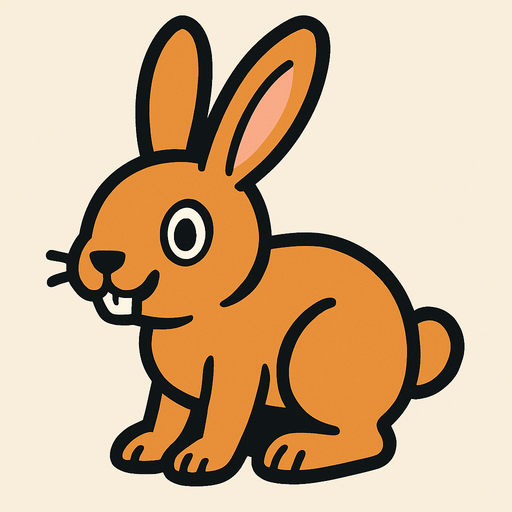 Rabbit.
In-Game asset.  2d.  High contrast.  No shadows