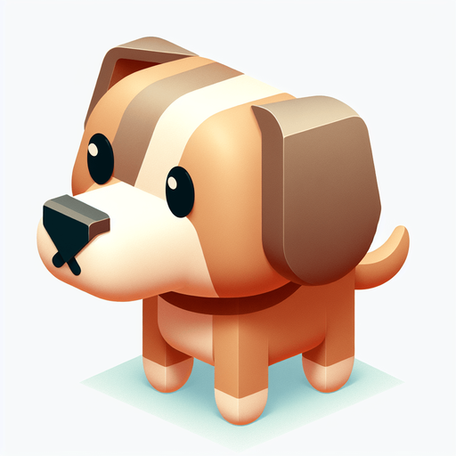 Dog which goes to the left.
2D, Without background