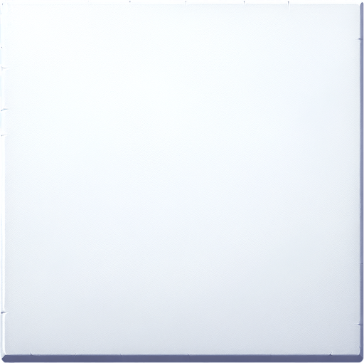 a wide white sheet of paper Single Game Texture. In-Game asset. 2d. Blank background. High contrast. No shadows.