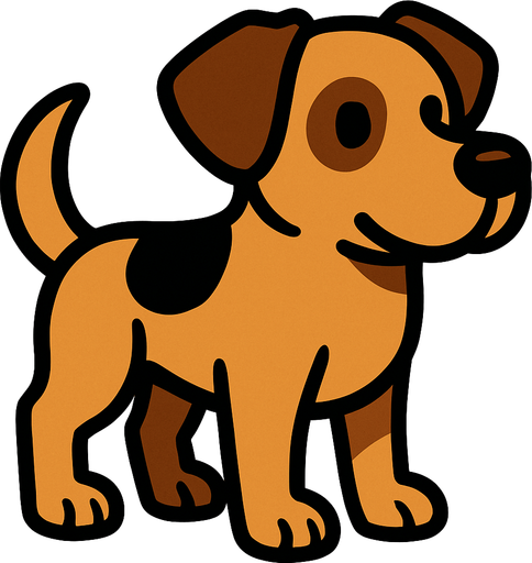Köpek.
In-Game asset.  2d.  High contrast.  No shadows