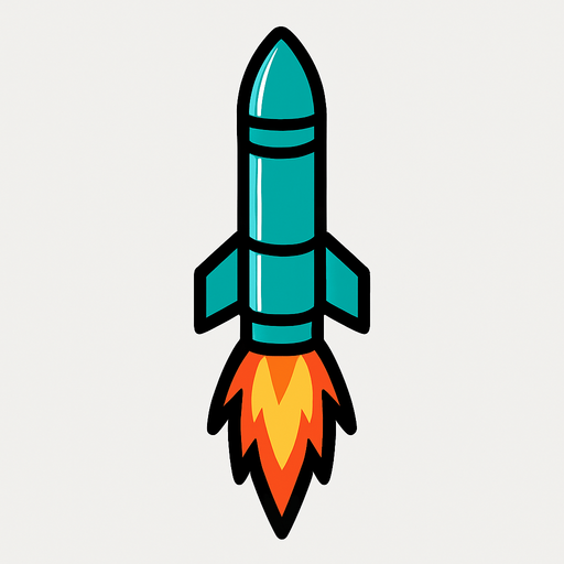 strait flare missile.
In-Game asset.  2d.  High contrast.  No shadows