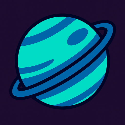 uranus.
In-Game asset.  2d.  High contrast.  No shadows