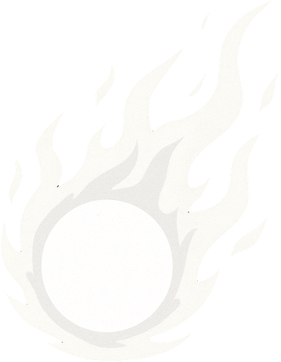 Bola de fuego de color blanco.
In-Game asset.  2d.  High contrast.  No shadows