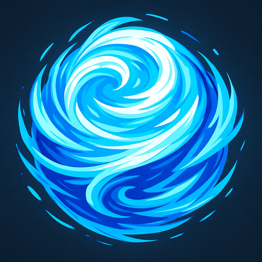 Airball of dragon shout. sphere. HD colors..
In-Game asset.  2d.  High contrast.  No shadows