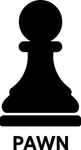 Full black pawn