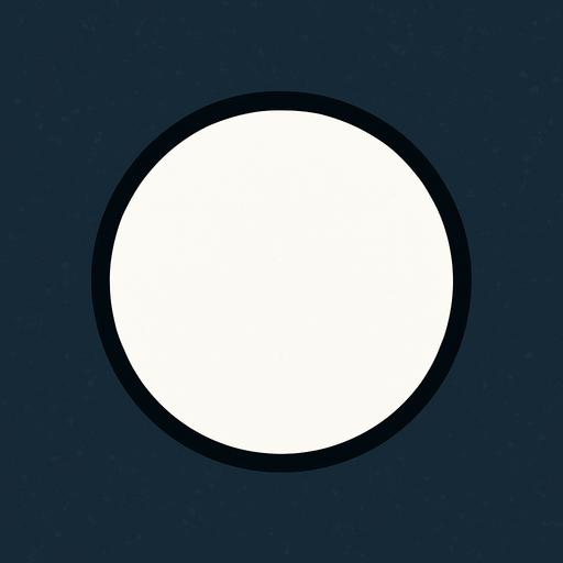 A white ball.
In-Game asset.  2d.  High contrast.  No shadows