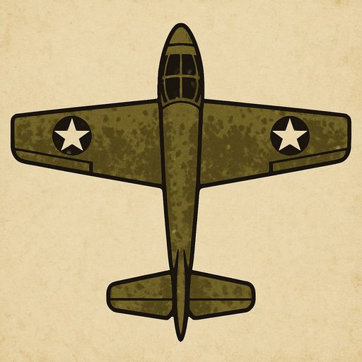 military, old, glider aircraft, top view.
In-Game asset.  2d.  High contrast.  No shadows
