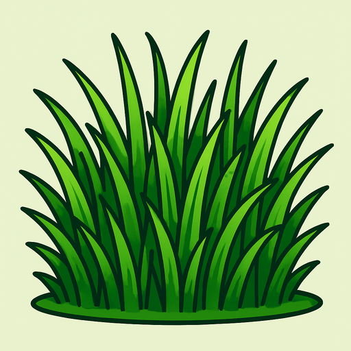 çim.
In-Game asset.  2d.  High contrast.  No shadows