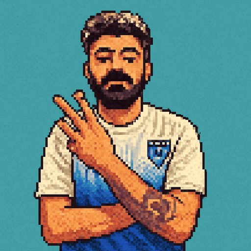 retro pixel style