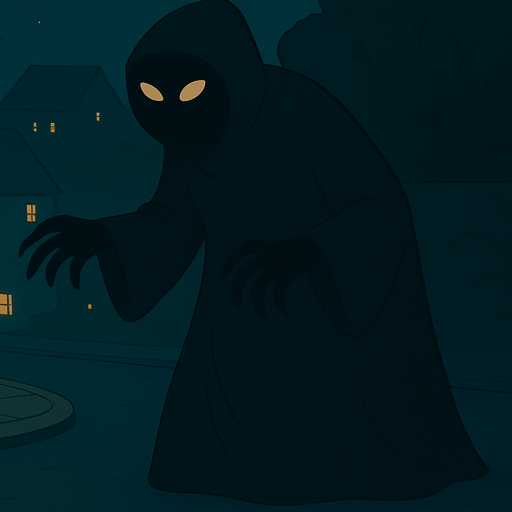 Make robe hang lower so you can't see it's feet