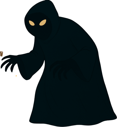 Make robe hang lower so you can't see it's feet