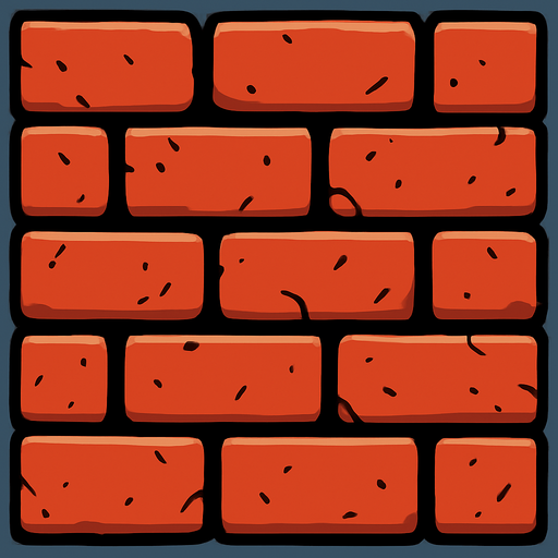 Brick texture.
In-Game asset.  High contrast.  No shadows