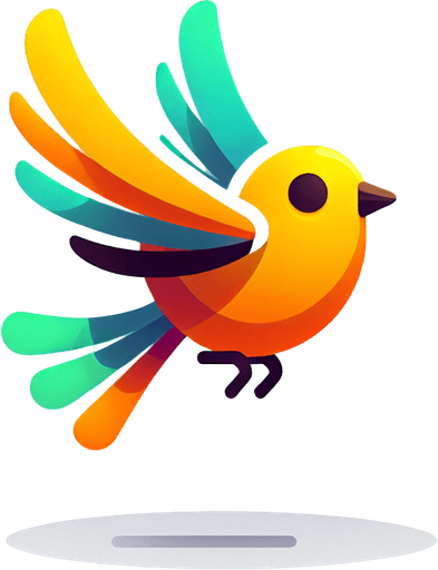 Flappy bird with no background..
Single Game Texture. In-Game asset. 2d. Blank background. High contrast. No shadows.