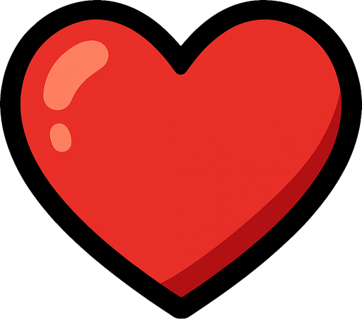 kalp.
In-Game asset.  2d.  High contrast.  No shadows