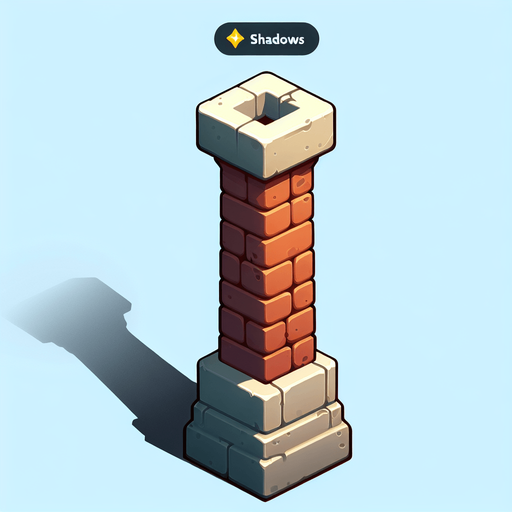 A chimney, cartoon 2d, side view Single Game Texture. In-Game asset. 2d. Blank background. High contrast. No shadows.