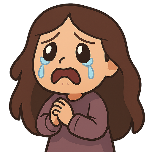 it’s sad and scared
. No background. Transparent background. Blank background. No shadows. 2d. In-Game asset. flat