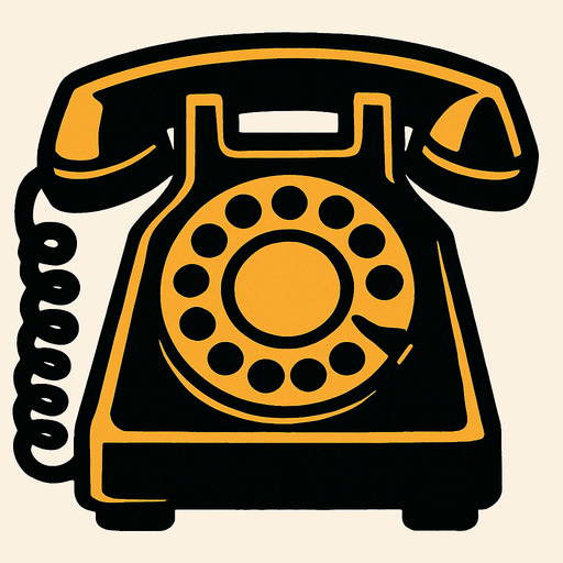 old phone.
In-Game asset.  2d.  High contrast.  No shadows