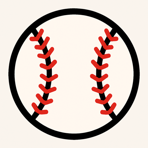 Beyzbol topu.
In-Game asset.  2d.  High contrast.  No shadows