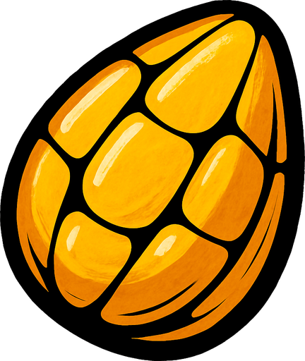 grano de mais.
In-Game asset.  2d.  High contrast.  No shadows