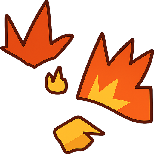 exploe. No background. Transparent background. Blank background. No shadows. 2d. In-Game asset. flat